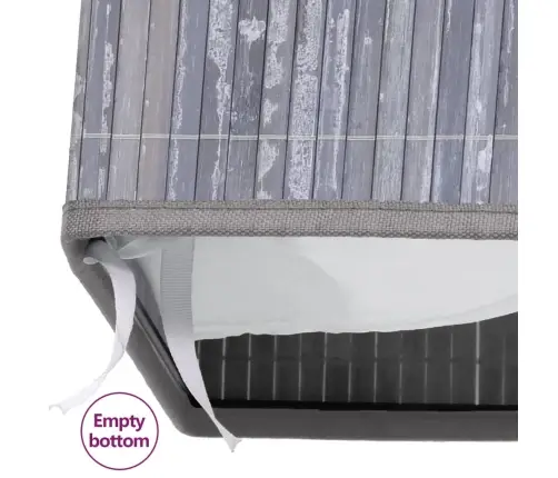 Bambusest Pesukorv 1 Sektsiooniga, Hall 83 L