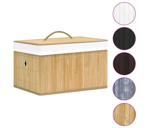 Uzglabāšanas Kastes, 4 Gab., Bambuss Vidaxl