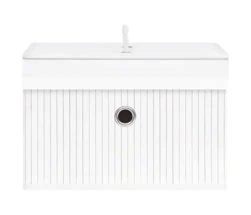 Bambusest Hoiukastid, 4 Tk, Valge