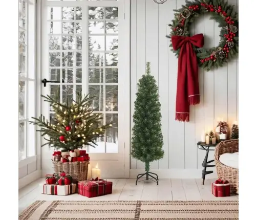 Kitsas Kunstkuusk Alusega, Roheline, 150 cm Pvc