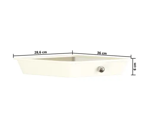 Mobilus Vežimėlis, 10 Stalčių, Baltos Spalvos, Plastikas