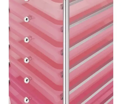 10 Sahtliga Liigutatav Hoiukäru, Ombre, Roosa, Plast 10 Sahtliga Liigutatav Hoiukäru, Ombre, Roosa, Plast