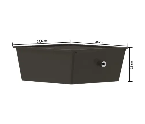 Mobilus Vežimėlis, 15 Stalčių, Juodos Spalvos, Plastikas, Xxl