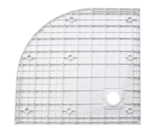 Dušas Pamatne, 90X90 Cm, Smc, Balta Vidaxl