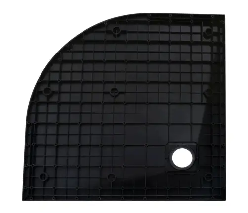 Dušas Pamatne, 90X90 Cm, Smc, Melna Vidaxl