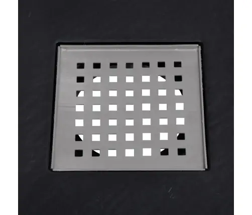 Dušas Pamatne, 90X90 Cm, Smc, Melna Vidaxl