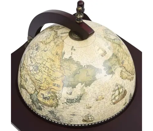 Vyno Butelių Laikiklis, Žalias, Eukaliptas, Gaublio Formos