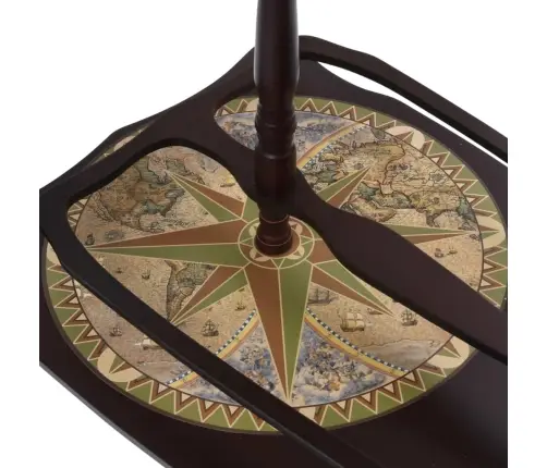 Vyno Butelių Laikiklis, Žalias, Eukaliptas, Gaublio Formos