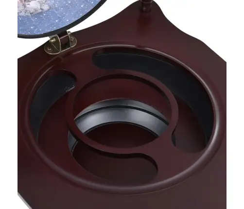 Vyno Butelių Laikiklis, Žalias, Eukaliptas, Gaublio Formos