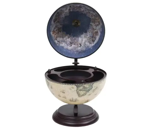 Vyno Butelių Laikiklis, Žalias, Eukaliptas, Gaublio Formos