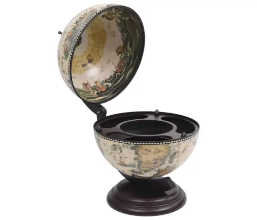 Gloobusekujuline Alkoholikapp, Eukalüptipuit, Valge