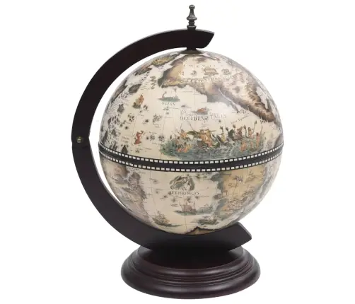 Gloobusekujuline Alkoholikapp, Eukalüptipuit, Valge