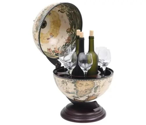 Gloobusekujuline Alkoholikapp, Eukalüptipuit, Valge