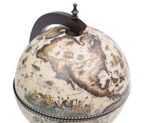 Gloobusekujuline Alkoholikapp, Eukalüptipuit, Valge