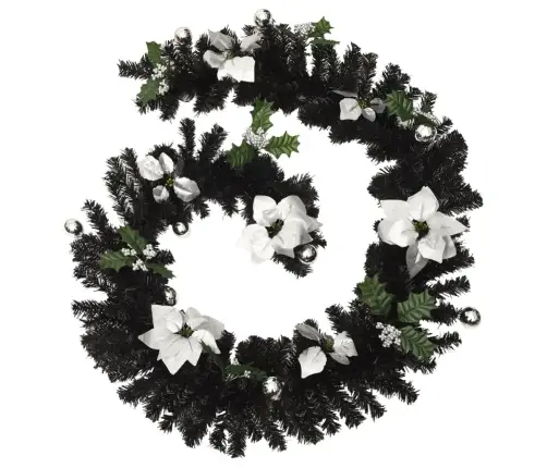 Jõuluvanik Led-Tuledega Must, 2,7 M, Pvc