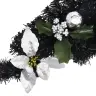 Ziemassvētku Arka Ar Led Lampiņām, Melna, 90 Cm, Pvc Vidaxl