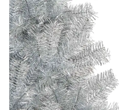 Dirbtinė Kalėdų Eglutė Su Stovu, Sidabrinės Spalvos, 150cm Pet Dirbtinė Kalėdų Eglutė Su Stovu, Sidabrinės Spalvos, 150cm Pet