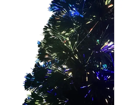 Ziemassvētku Egle Ar Statīvu, Zaļa, 120 Cm, Optiskā Šķiedra Vidaxl