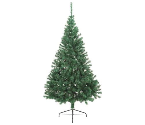 Mākslīgā Ziemassvētku Egle Ar Statīvu, Pusapaļa, 210 Cm, Pvc Vidaxl