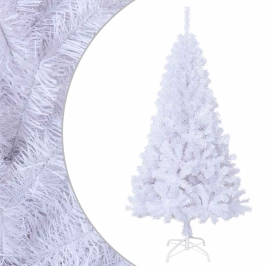 Mākslīgā Ziemassvētku Egle, Biezi Zari, Balta, 150 Cm, Pvc Vidaxl