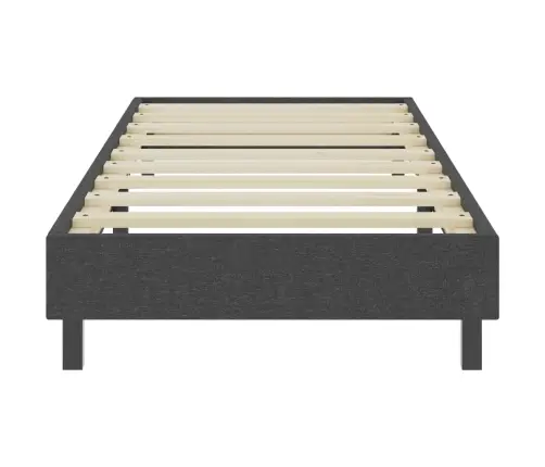 Gulta Ar Atsperu Matraci, Tumši Pelēks Audums, 80X200 Cm Vidaxl Gulta Ar Atsperu Matraci, Tumši Pelēks Audums, 80X200 Cm Vidaxl