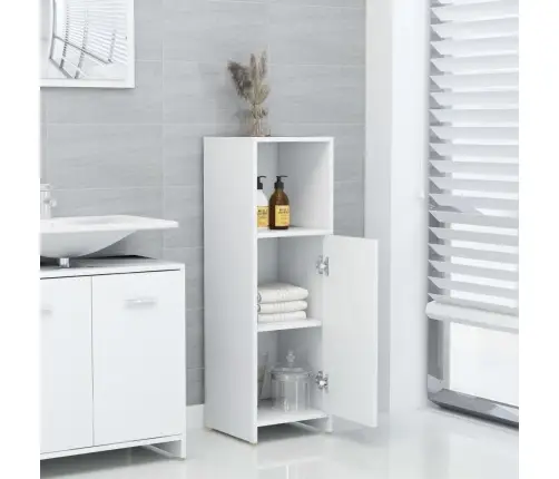 Vannasistabas Skapītis, Balts, 30X30X95 Cm, Inženierijas Koks Vidaxl Vannasistabas Skapītis, Balts, 30X30X95 Cm, Inženierijas Koks Vidaxl