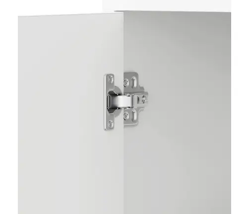 Vannitoakapp Valge 30 X 30 X 183,5 Cm Tehispuit