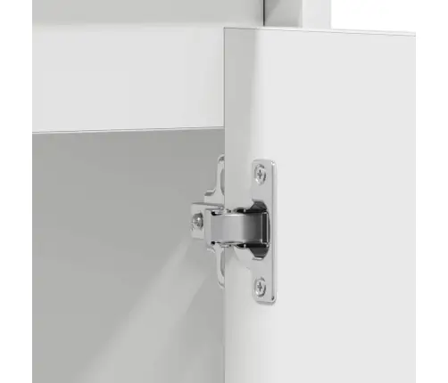 Vannasistabas Skapītis, Balts, 60X33X61 Cm, Inženierijas Koks Vidaxl