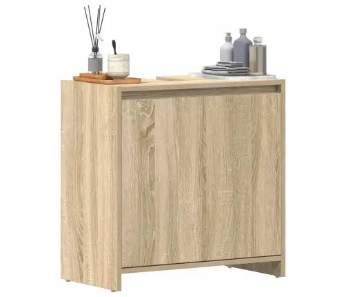 Vannasistabas Skapītis, Ozolkoka, 60X33X61Cm, Inženierijas Koks Vidaxl