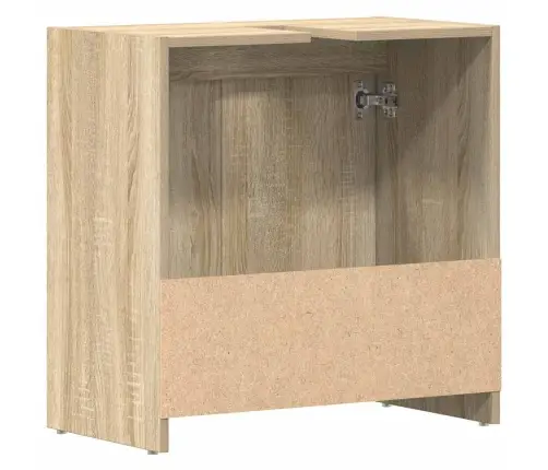 Vannasistabas Skapītis, Ozolkoka, 60X33X61Cm, Inženierijas Koks Vidaxl