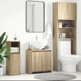 Vannitoakapp Sonoma Tamm 60X33X61 Cm Tehispuit