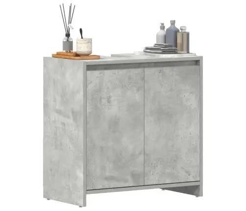 Vannasistabas Skapītis, Betona Pelēks, 60X33X61 Cm Vidaxl