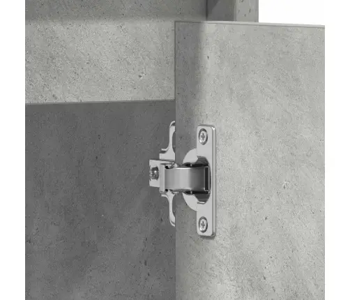 Vannasistabas Skapītis, Betona Pelēks, 60X33X61 Cm Vidaxl