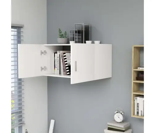 Prie Sienos Montuojama Spintelė, Balta, 80X39X40cm Mediena
