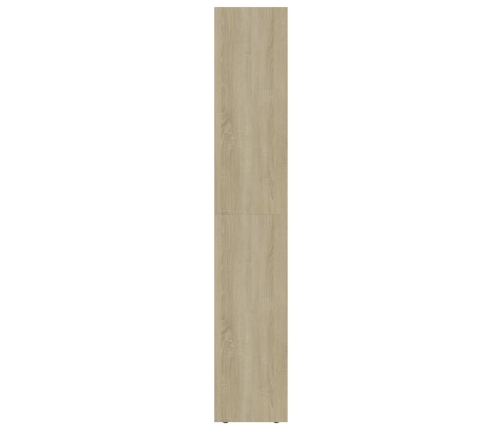 Grāmatu Plaukts, Ozolkoka Krāsa, 36X30X171Cm, Inženierijas Koks Vidaxl