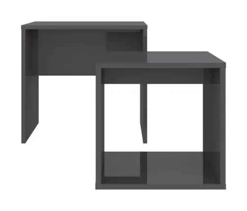 Kohvilaudade Komplekt, Hall, 48 X 30 X 45 Cm Tehispuit