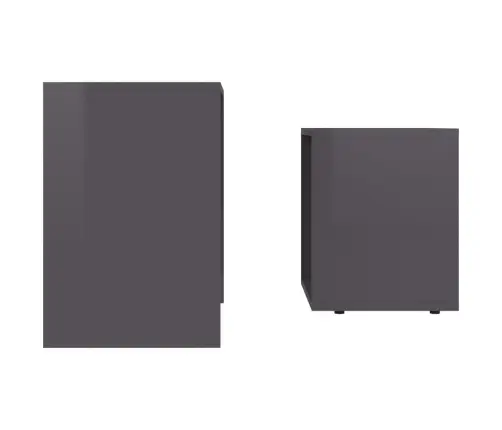 Kohvilaudade Komplekt, Hall, 48 X 30 X 45 Cm Tehispuit