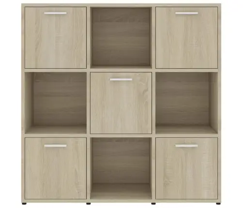 Grāmatu Plaukts, Ozolkoka Krāsa, 90X30X90 Cm, Inženierijas Koks Vidaxl