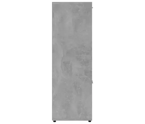 Grāmatu Plaukts, Betona Pelēks, 90X30X90 Cm, Inženierijas Koks Vidaxl