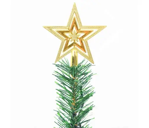 Izgaismota Mākslīgā Ziemassvētku Egle Ar Bumbām, 64 Cm, Zaļa Vidaxl Izgaismota Mākslīgā Ziemassvētku Egle Ar Bumbām, 64 Cm, Zaļa Vidaxl