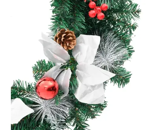 Jõulupärg Led-Tuledega, Roheline, 60 cm Pvc