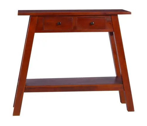 Konsoollaud, Klassikaline Pruun, 90 X 30 X 75 Cm Mahagonipuit Konsoollaud, Klassikaline Pruun, 90 X 30 X 75 Cm Mahagonipuit