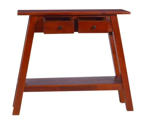 Konsoollaud, Klassikaline Pruun, 90 X 30 X 75 Cm Mahagonipuit Konsoollaud, Klassikaline Pruun, 90 X 30 X 75 Cm Mahagonipuit