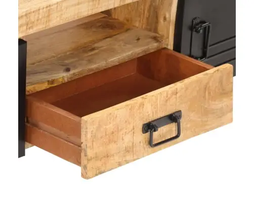 Tv Skapītis, 140X30X40 Cm, Neapstrādāts Mango Koks Vidaxl