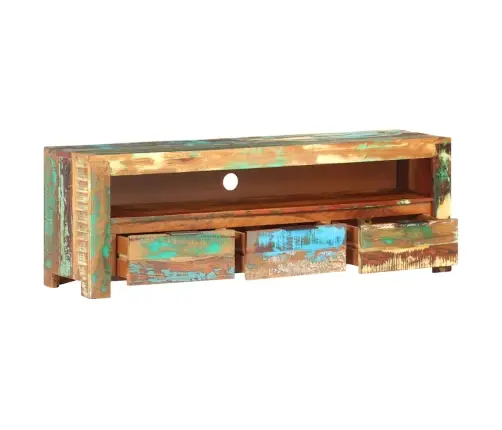 Tv Skapis 119X30X41 Cm Reģenerēta Masīvkoka Vidaxl