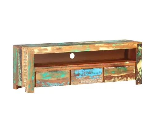 Tv Skapis 119X30X41 Cm Reģenerēta Masīvkoka Vidaxl