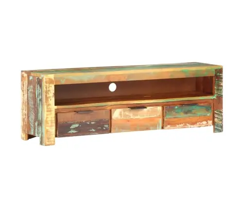 Tv Skapis 119X30X41 Cm Reģenerēta Masīvkoka Vidaxl