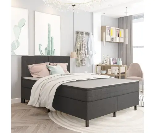 Kontinentaalvoodi, Tumehall Kangas, 140 X 200 Cm