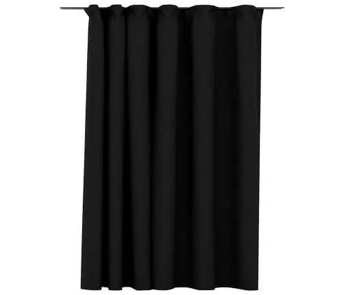 Naktinė Užuolaida Su Kabliukais, Antracito Spalvos, 290X245Cm