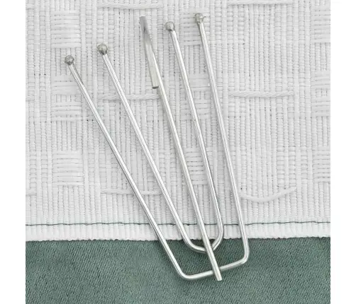 Biezie Aizkari Ar Āķiem, 2 Gab., Zaļi, Linveida, 140X225 Cm Vidaxl